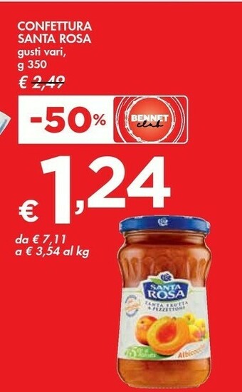 Bennet Valfrutta Passata di pomodoro offerta