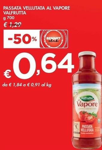 Bennet Valfrutta Passata di pomodoro offerta