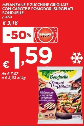 Bennet Bonduelle Surgelati offerta