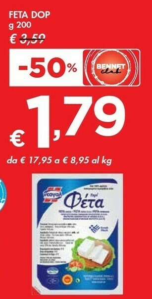 Bennet Feta DOP offerta