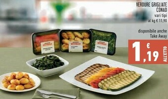 Conad Conad Verdure Grigliate offerta