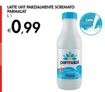 Bennet Parmalat Latte parzialmente scremato offerta