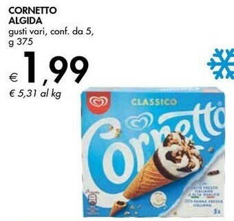 Bennet Algida Cornetto offerta