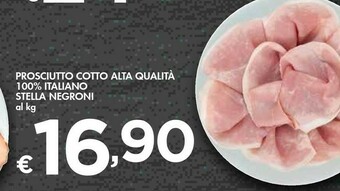 Bennet Negroni Prosciutto cotto offerta