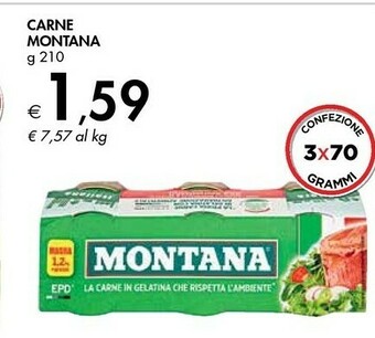 Bennet Montana Carne in scatola offerta
