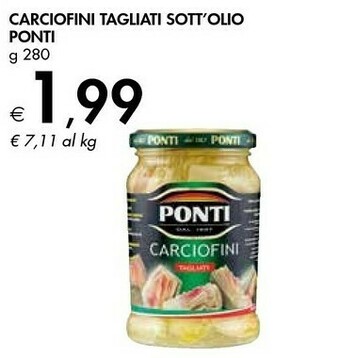 Bennet Ponti Carciofini sott'olio offerta
