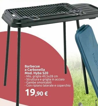 Carrefour Market Barbecue A Carbonella Mod Hyba S20 offerta