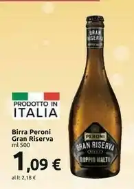 Carrefour Market Peroni Puro Malto Gran Riserva 500 G(ml) offerta