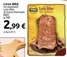 Carrefour Market BBQ Loin Ribs Di Suino Marinate offerta