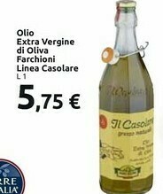 Farchioni Olio Extra Vergine Di Oliva Il Casolare Grezzo Naturale 1000 G(ml)