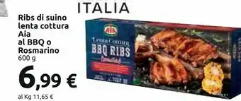 Carrefour Market Aia Ribs Di Suino Lenta Cottura Al BBQ offerta