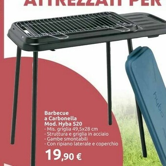 Carrefour Market Hyba Barbecue A Carbonella S20 offerta