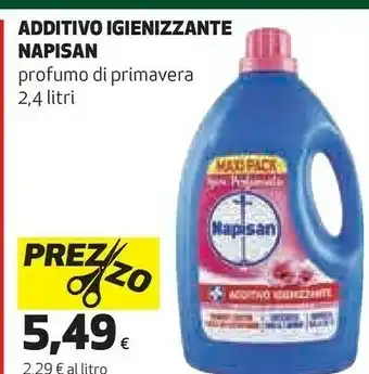 Coop Napisan Additivo Igienizzante Profumo Di Primavera 2400ml offerta