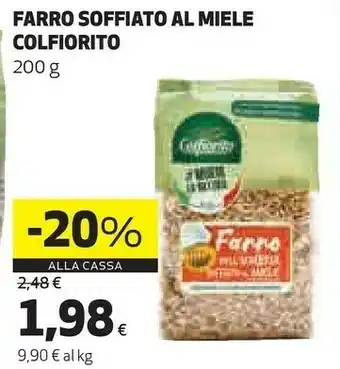Coop Colfiorito Farro Soffiato Al Miele offerta