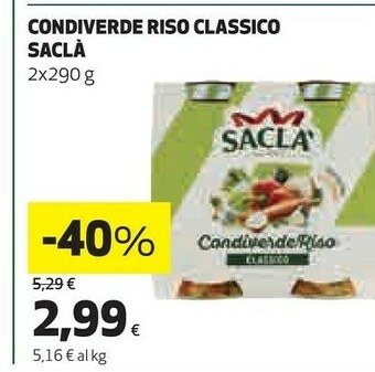 Coop Saclà Conserve offerta
