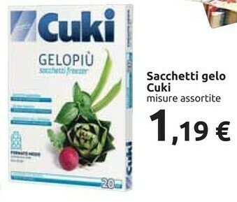 Carrefour Cuki Sacchetti Gelo offerta