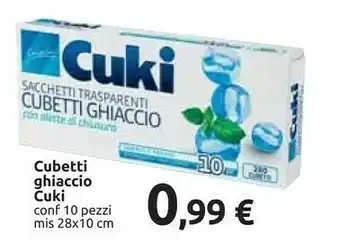 Carrefour Cuki Cubetti Ghiaccio offerta