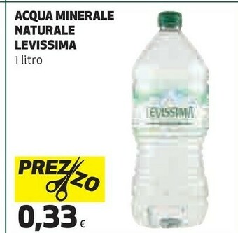 Coop Levissima Acqua Minerale Naturale offerta