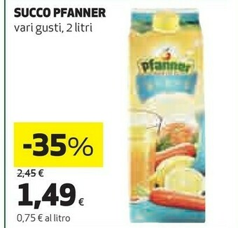 Coop Pfanner - Pfanner Ananas 2000 G(ml) offerta