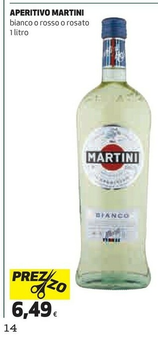 Coop Martini L'Aperitivo Bianco 1000 G(ml) offerta