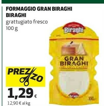 Coop Biraghi Gran Grattugiato Fresco offerta