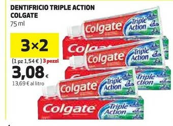 Coop Colgate Dentifricio Triple Action offerta