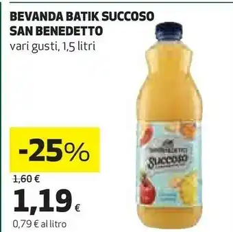 Coop San Benedetto Bevanda Batik Succoso offerta
