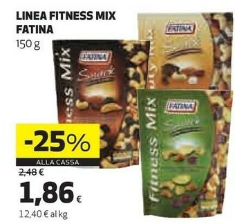 Coop Fatina - Fitness Mix Snack Energia Dalla Natura 150 G(ml) offerta
