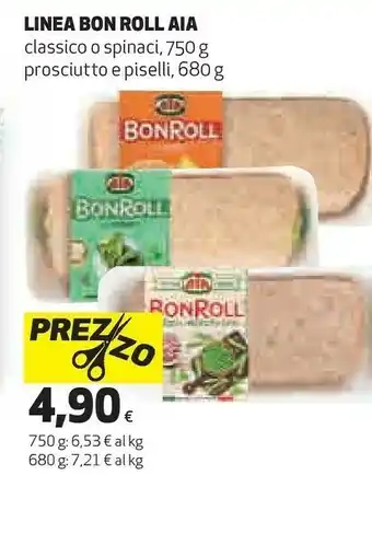 Coop Aia Bon Roll Con Spinaci 750 G(ml) offerta
