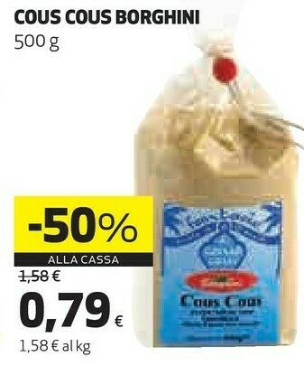 Coop Borghini Cous Cous 500 G(ml) offerta