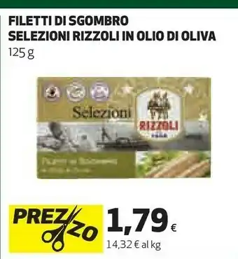 Coop Rizzoli Filetti di sgombro offerta