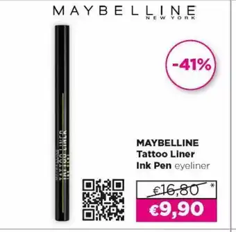 Acqua & Sapone Tattoo liner ink pen eyeliner maybelline offerta