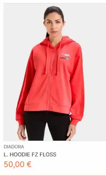 Felpa col cappuccio diadora