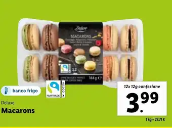 Lidl Macarons 12 x 12 g confezione offerta