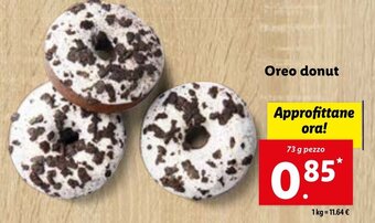 Lidl Oreo donut 73 g pezzo offerta