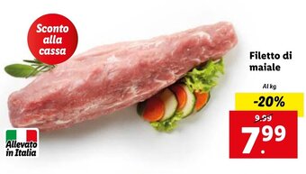Lidl Filetto di maiale offerta