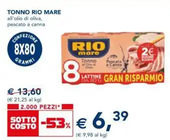 Rio mare tonno 8x80 g