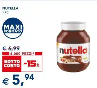 Esselunga Ferrero Nutella 1 kg offerta
