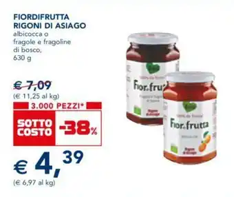 Esselunga Rigoni di Asiago Fior di Frutta 630 g offerta