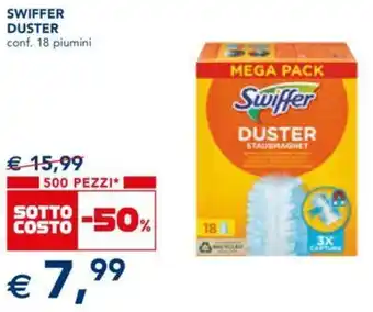 Esselunga Swiffer Duster 18 piumini offerta