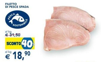 Esselunga Filetto di Pesce Spada offerta