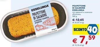 Esselunga Esselunga Polpettone di Salmone 500 g offerta