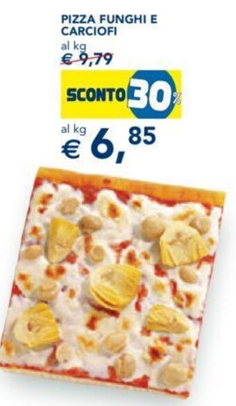 Esselunga Pizza Funghi e Carciofi offerta