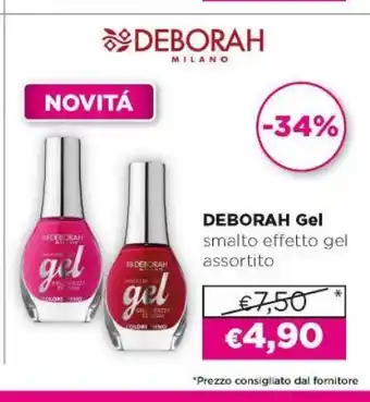 Acqua & Sapone Smalto deborah gel offerta