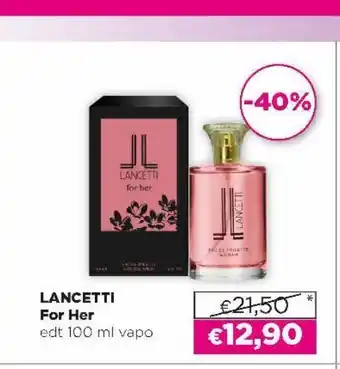 Edt 100ml vapo lancetti