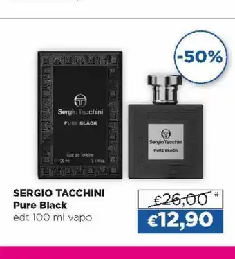 Acqua & Sapone Sergio tacchini pure black edt 100ml vapo offerta