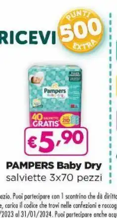 Acqua & Sapone Salviette pampers offerta