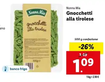 Nonno Mia Gnocchetti Alla Tirolese 500 g confezione