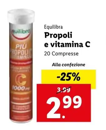 Lidl Equilibra Propoli E Vitamina C offerta