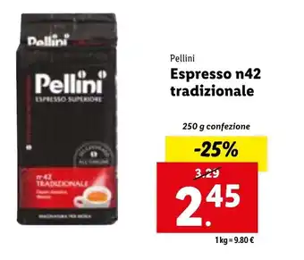 Pellini Espresso N42 Tradizionale 250 g confezione